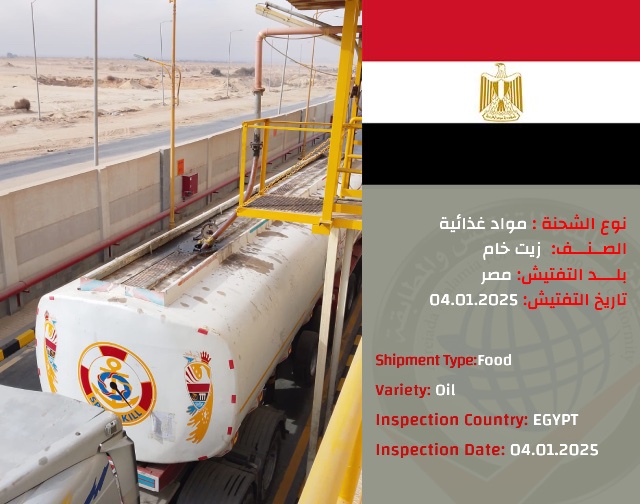 Inspection of oil (Egypt)
