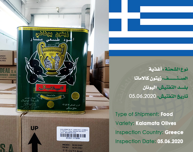 inspection of Kalamata olives (Greece)
